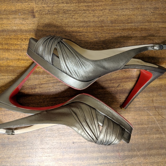 Christian Louboutin Shoes - Christian Louboutin 39.5 Sling back stiletto